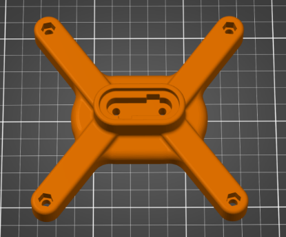 Bild von MSI Optix VESA Adapter M4 HEX Variante